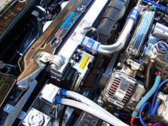 Supra Greddy Oil Catch Can Mod Installed