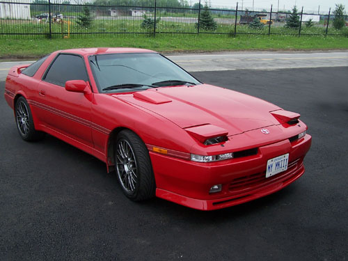 toyota supra interior stock. Grey leather interior received