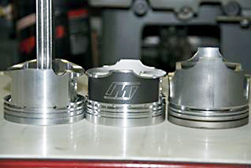 Here is a visual comparison of mk3 Supra pistons from left to right JE 
